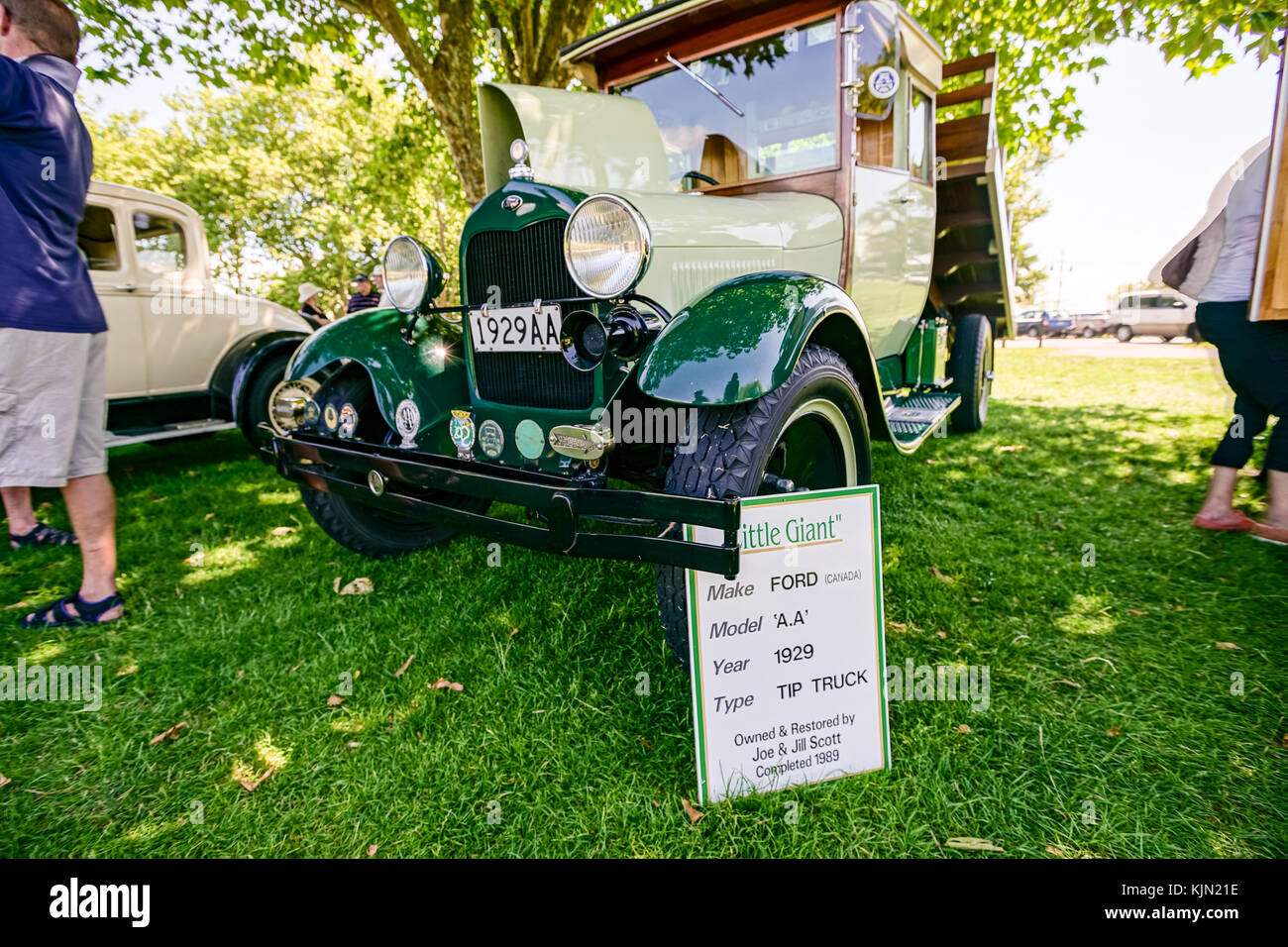 Nuova Zelanda - Aprile 2016: mostra di auto d'epoca a Auckland, Nuova Zelanda Foto Stock