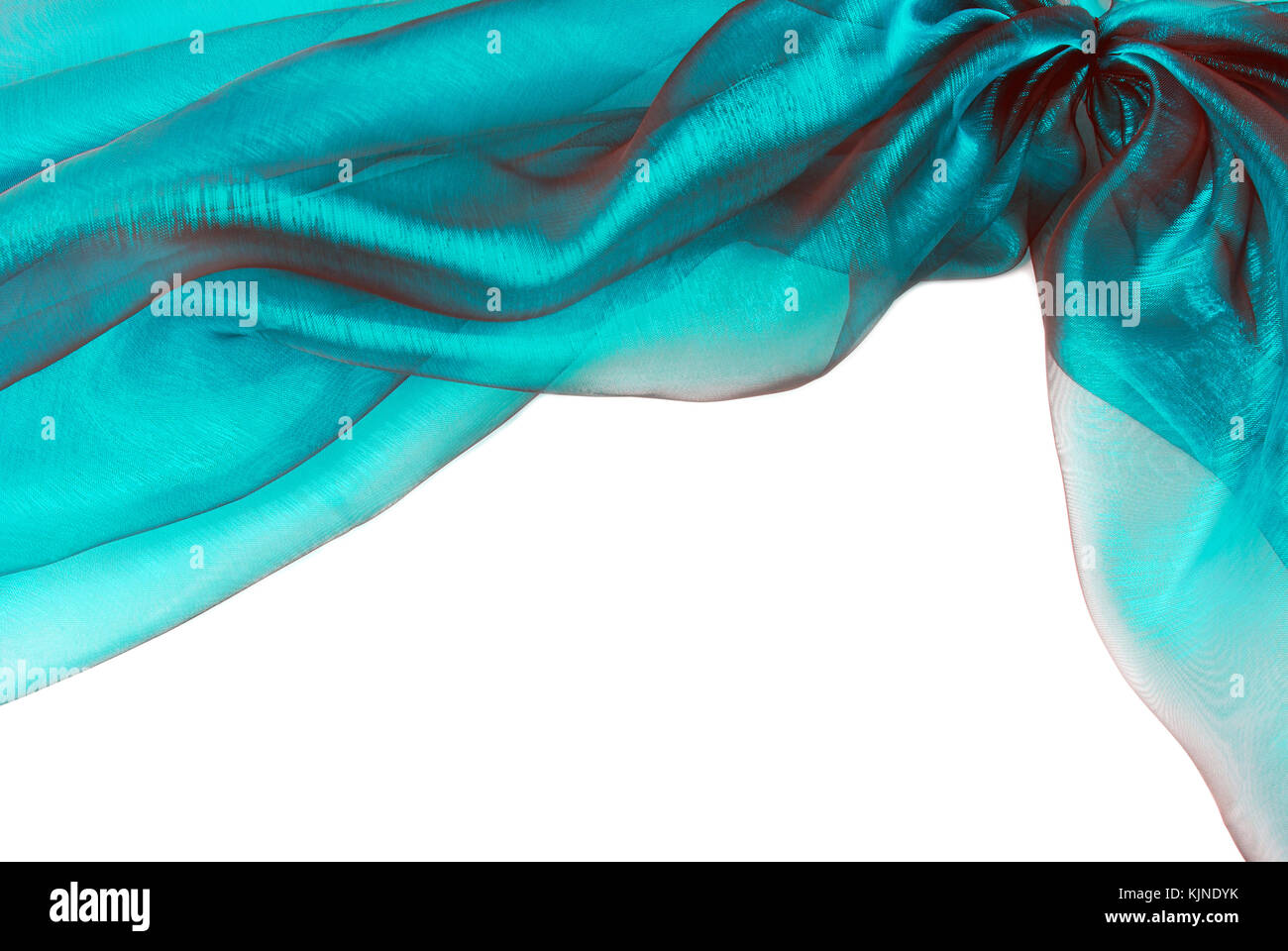 Tessuto di organza confine texture di sfondo del telaio Foto Stock