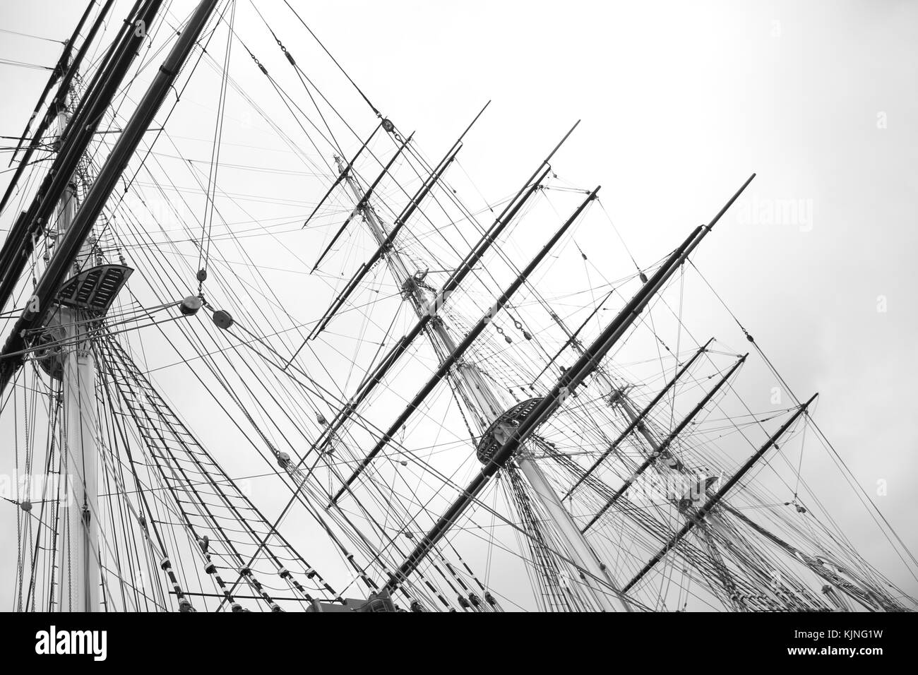 Il Cutty Sark a Greenwich. L'ultimo superstite clipper estreme nel mondo. Foto Stock