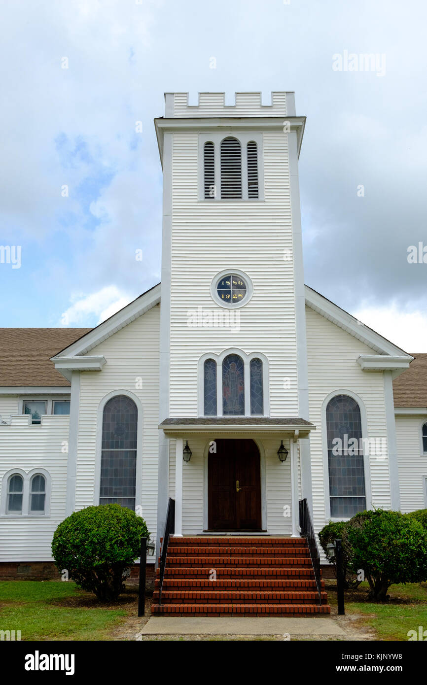 Surry Chiesa Battista, 76 Church Street, Surry, Virginia Foto Stock