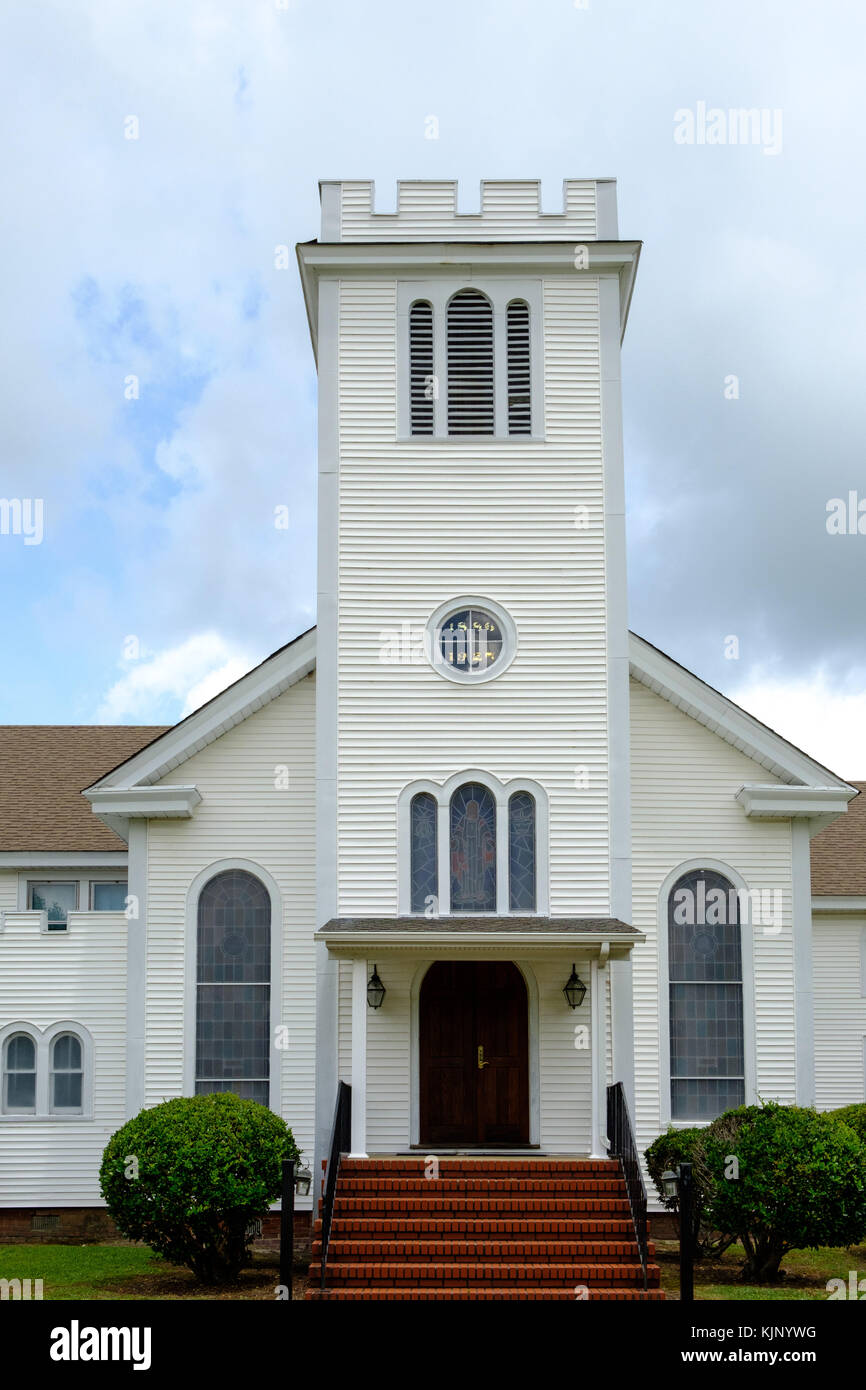 Surry Chiesa Battista, 76 Church Street, Surry, Virginia Foto Stock