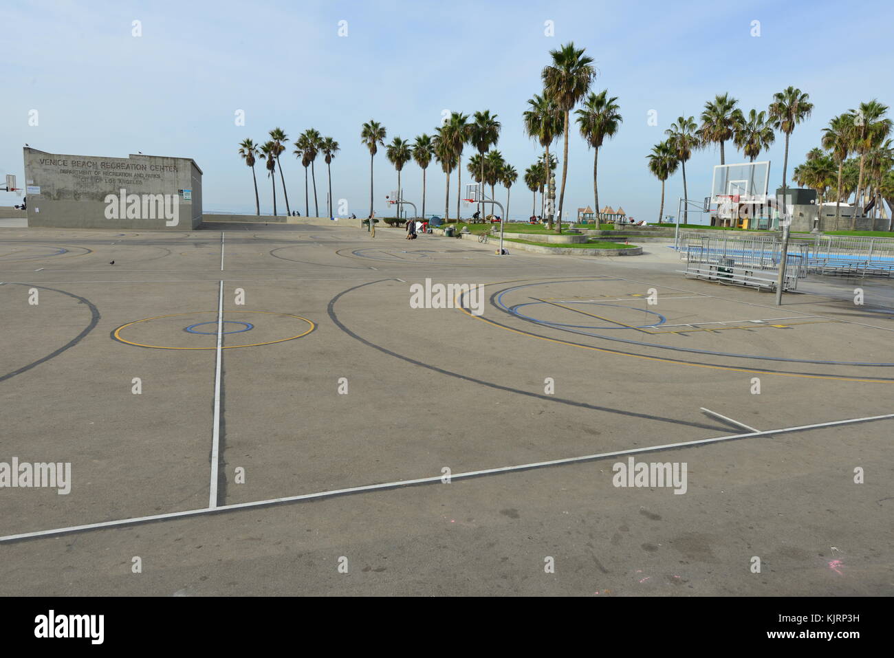 Un disco da palla a Venice Beach in California Foto Stock