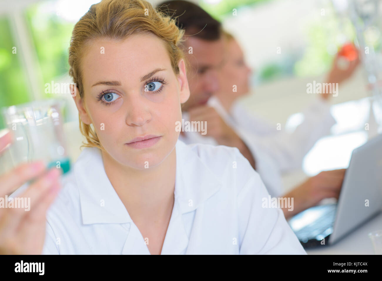 Insoddisfatto del risultato Foto Stock