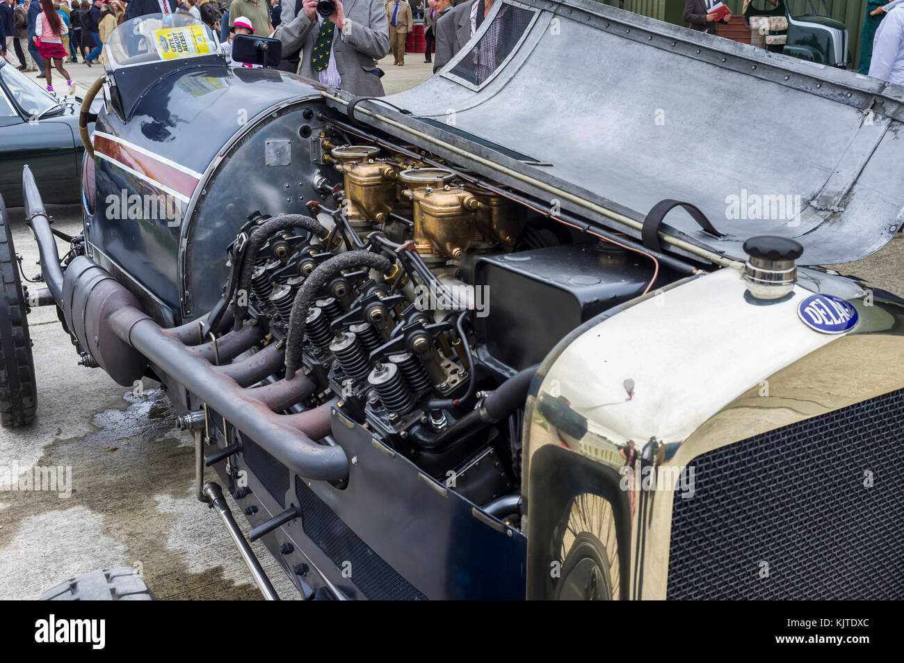 Delage dh v12, 1923, Goodwood, storico motor racing Foto Stock