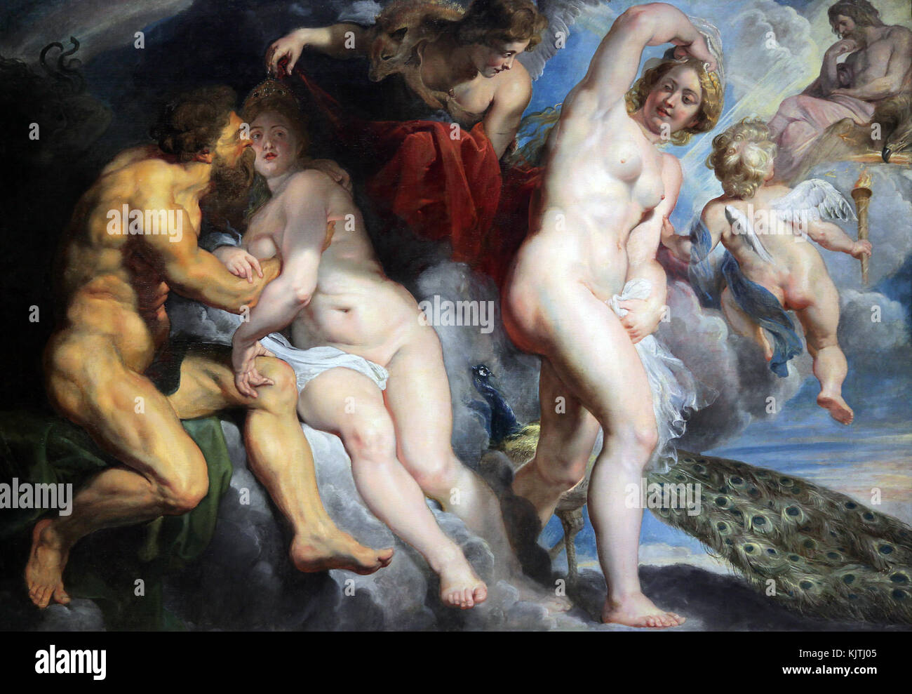 Peter Paul Rubens 1577-1640 Ixion re del Lapiths.ingannati da Juno.1615 Foto Stock