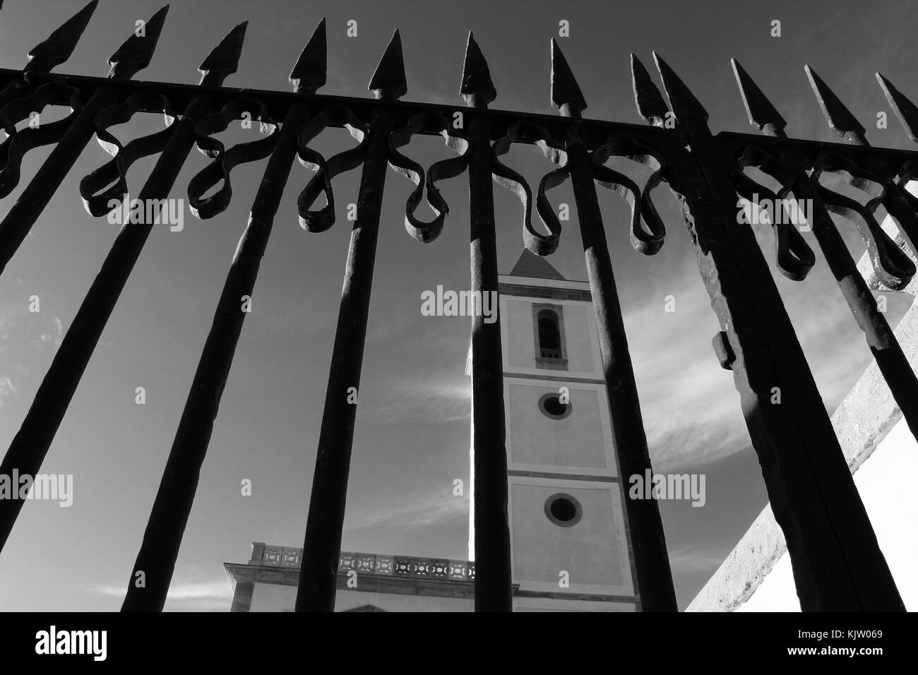 Vecchia chiesa abbandonata Foto Stock