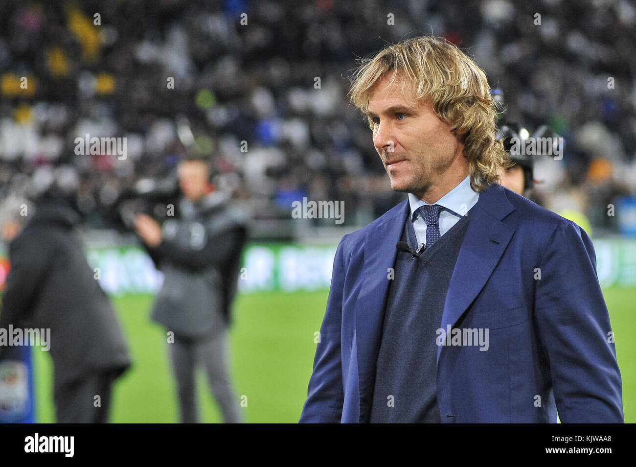 Torino, Italia. 26 nov, 2017. Pavel Nedved durante la serie di una partita di calcio tra Juventus fc ed fc crotone presso lo stadio Allianz il 26 novembre, 2017 a Torino, Italia. Credito: Fabio petrosino/alamy live news Foto Stock