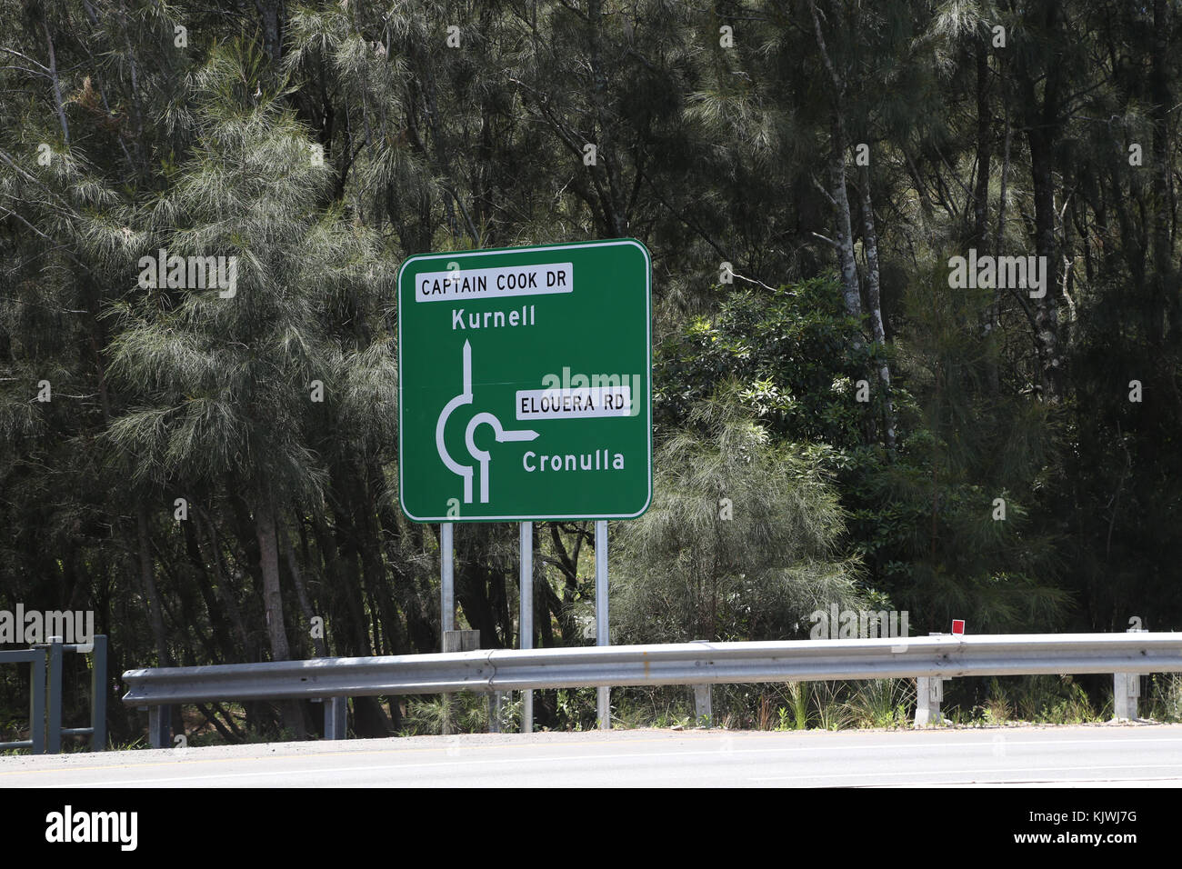 La Captain Cook Drive, Cronulla Sutherland Shire. Foto Stock