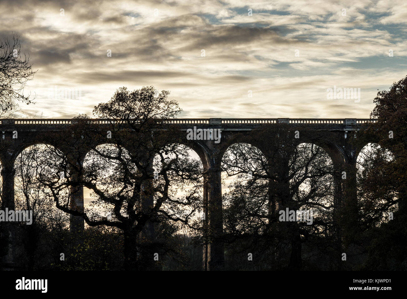 Gli archi del Ouse Valley il viadotto in West Sussex Foto Stock