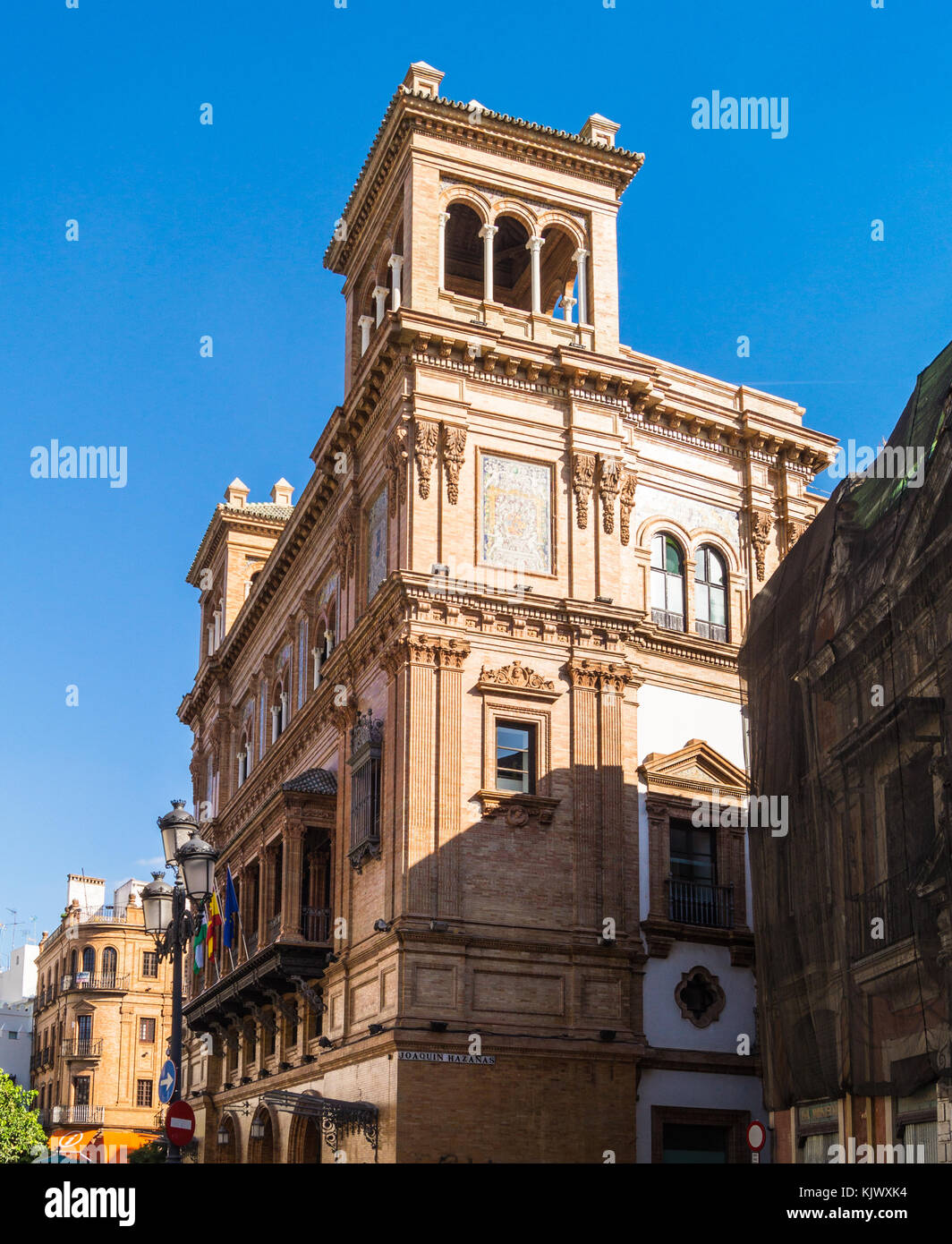 Palazzo del Governo nel rinascimento spagnolo revival stile architettonico, Siviglia, in Andalusia, Spagna Foto Stock