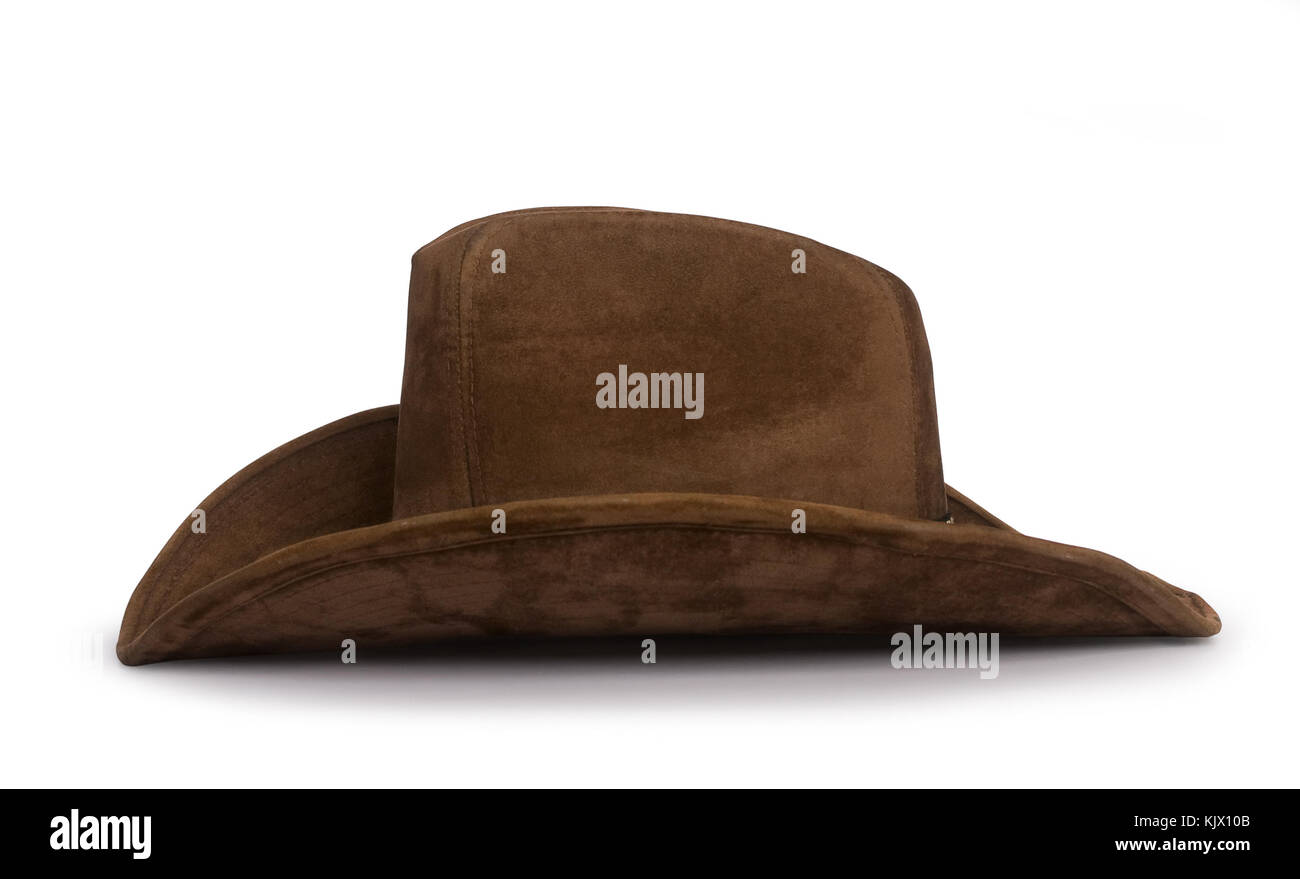 Marrone cappello da cowboy Foto Stock