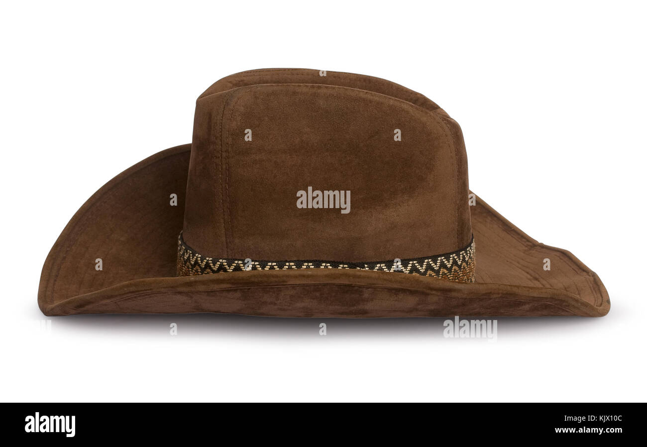 Marrone cappello da cowboy Foto Stock