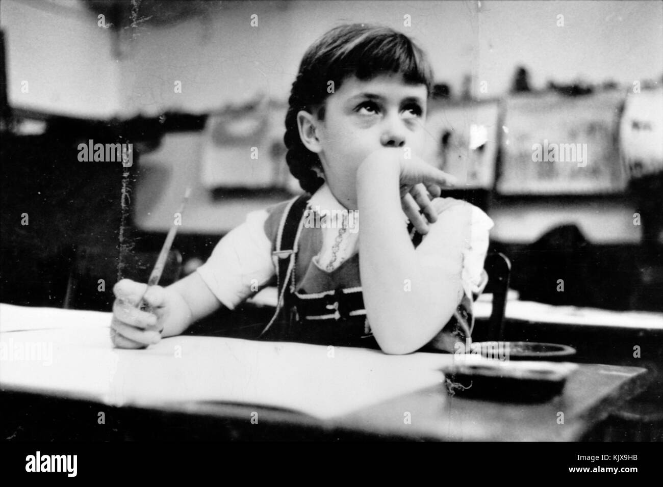 Stanley Kubrick ragazza in aula cph.3d02345 Foto Stock