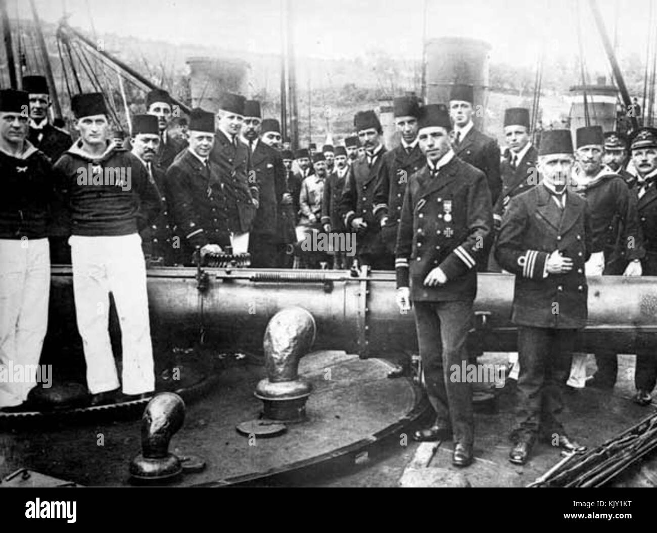 Equipaggio di Muavenet i Milliye Foto Stock