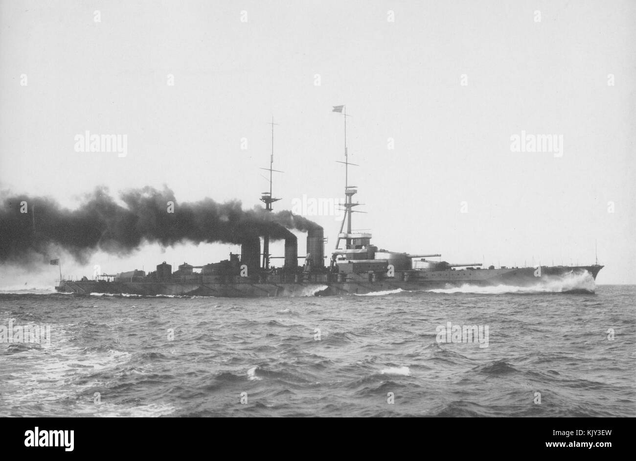 Haruna prove in mare 1915 Foto Stock