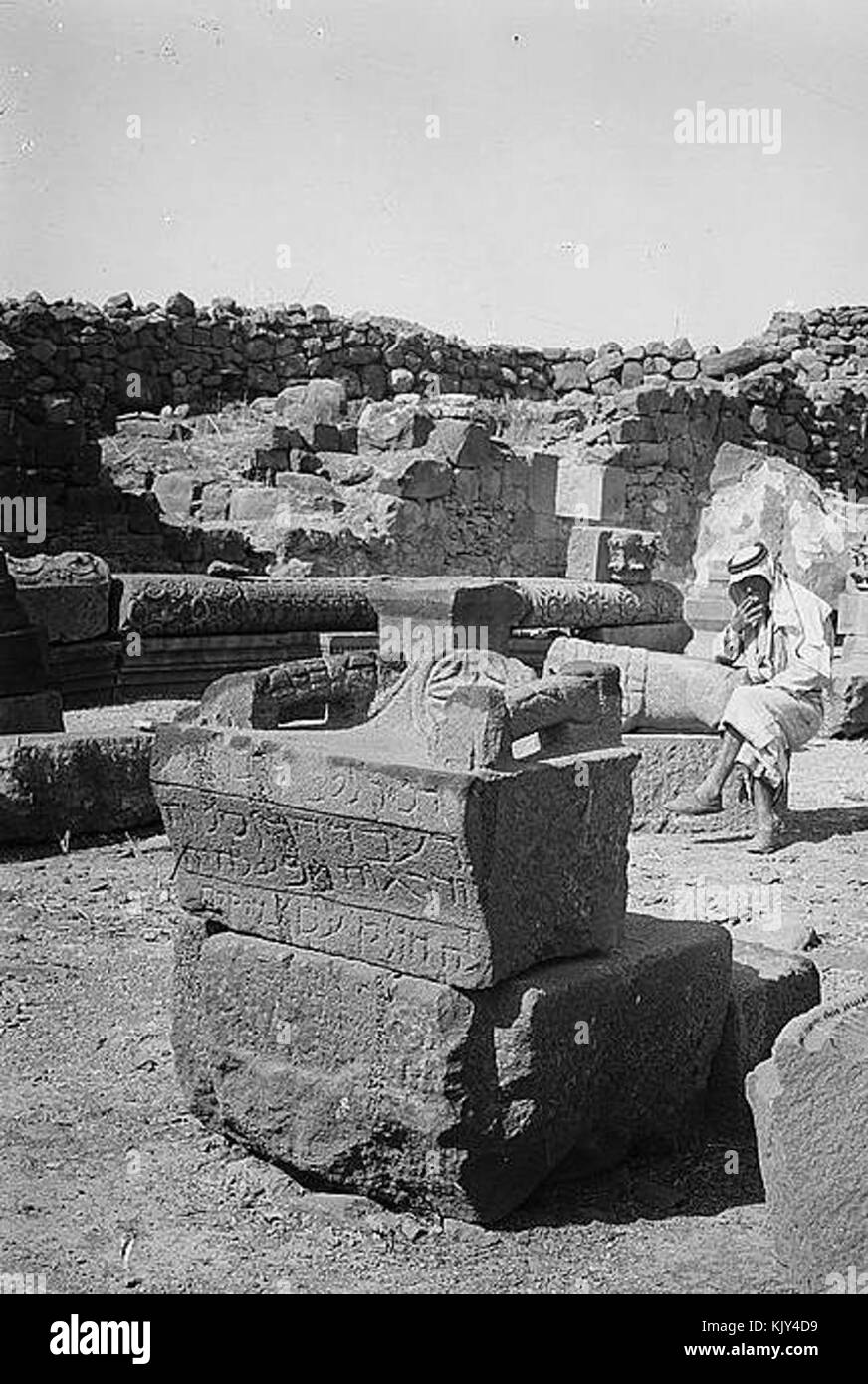 Vecchia foto da korazim Foto Stock