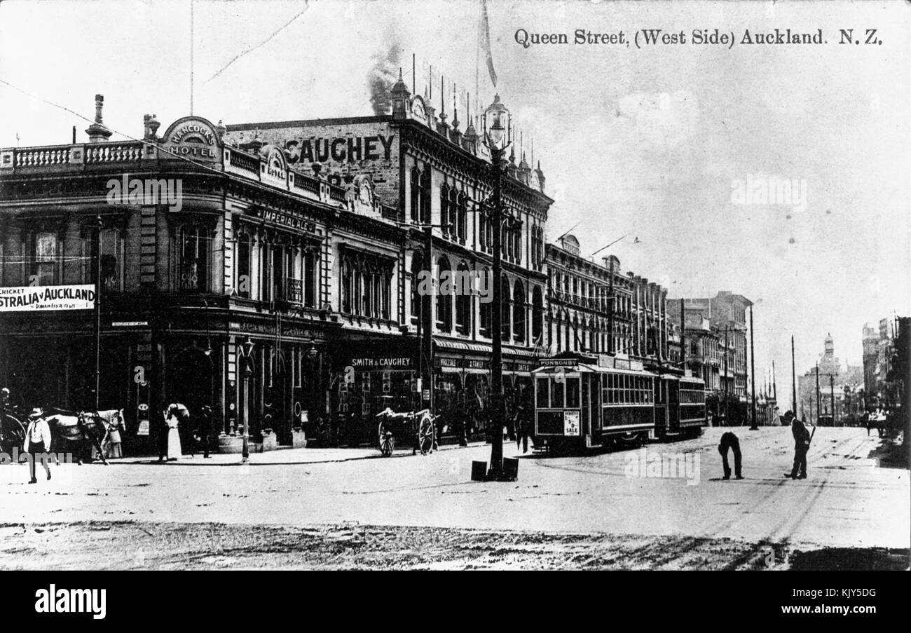 Queen Street circa 1910 Foto Stock