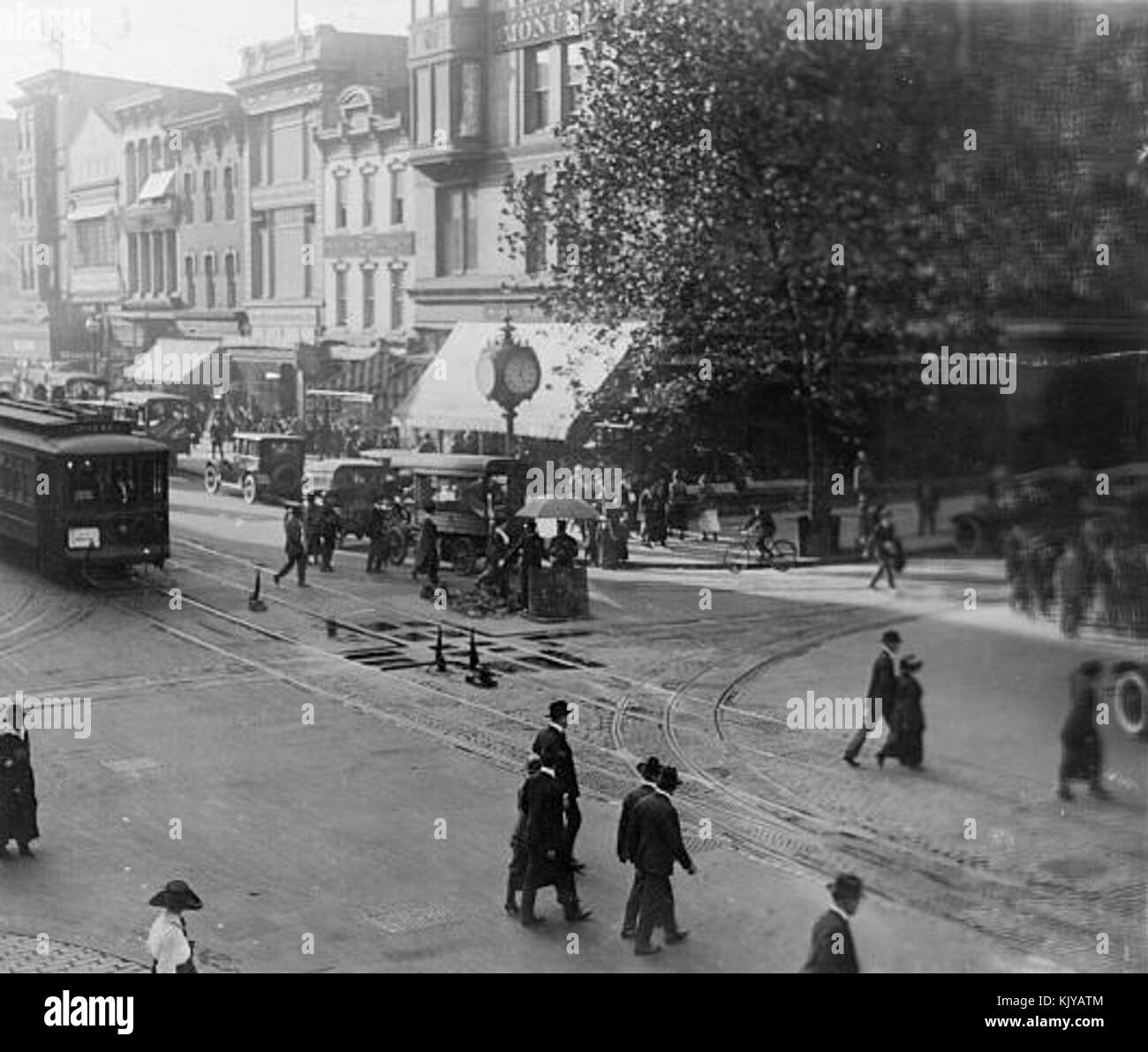 Undicesimo e F street N.W. 3C35287R Foto Stock