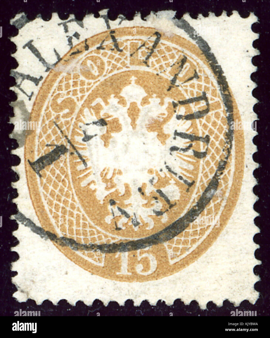 1863 15LV soldi Alexandrien MiLV18 Foto Stock