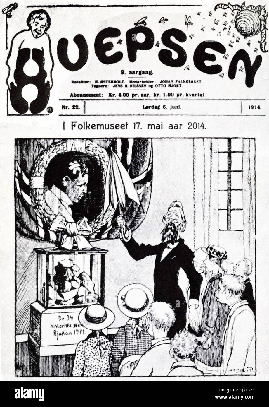 Hvepsen 1914 Foto Stock