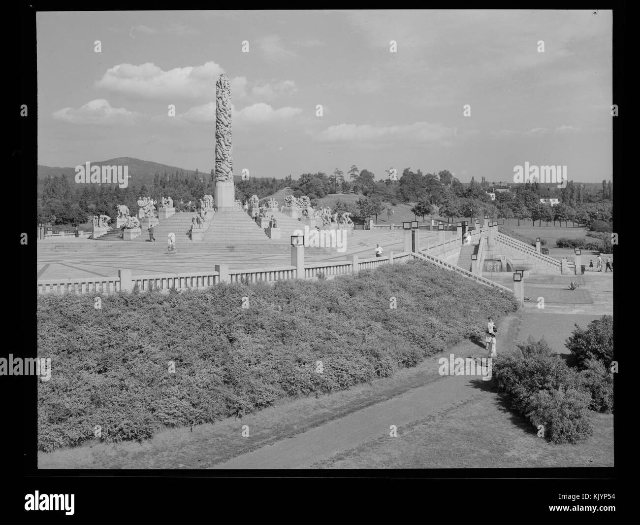 Non Vigelandsanlegget nb digifoto 20150206 00142 NB MIT 19125 AFR Foto Stock