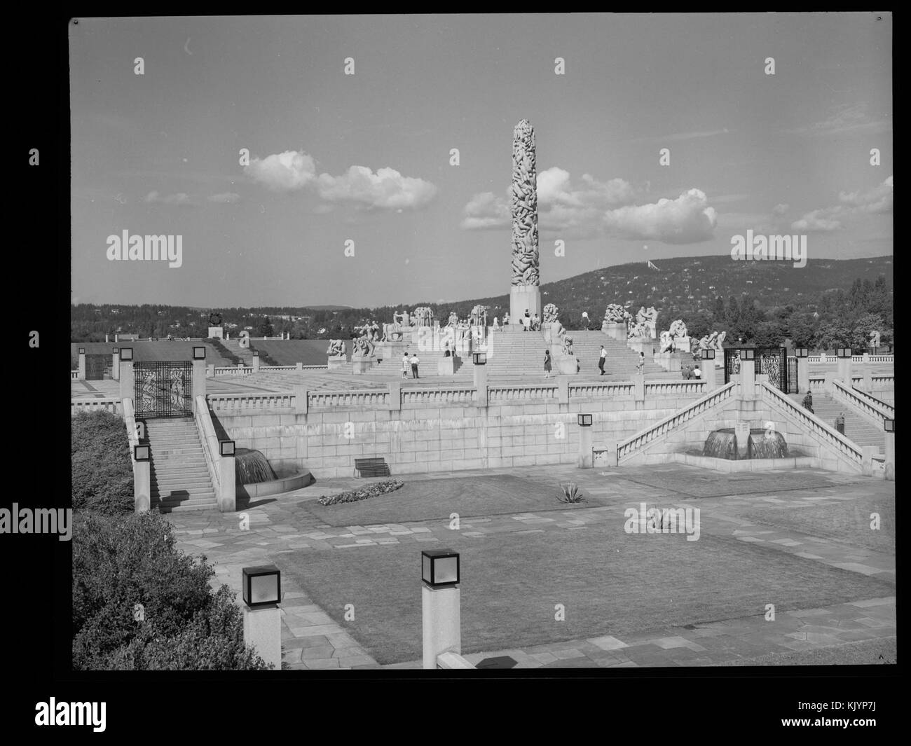 Non Vigelandsanlegget nb digifoto 20150206 00166 NB MIT 19126 AFR Foto Stock