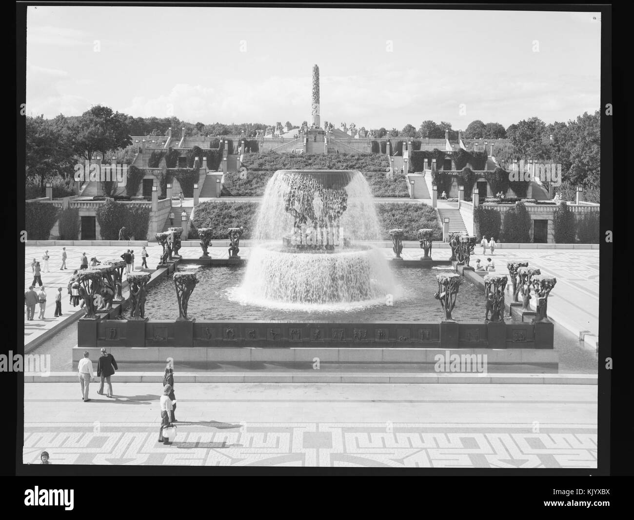 Vigelandsparken n. nb digifoto 20150625 00035 NB MIT 27894 AFR Foto Stock