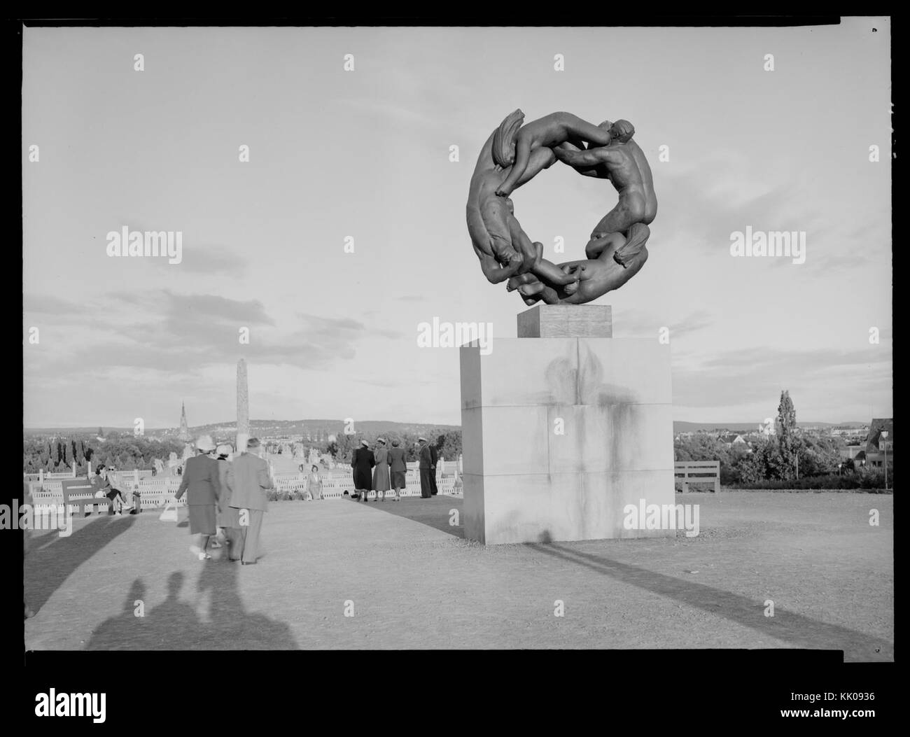 Vigelandsparken n. nb digifoto 20151106 00029 NB MIT FNR 11700A Foto Stock