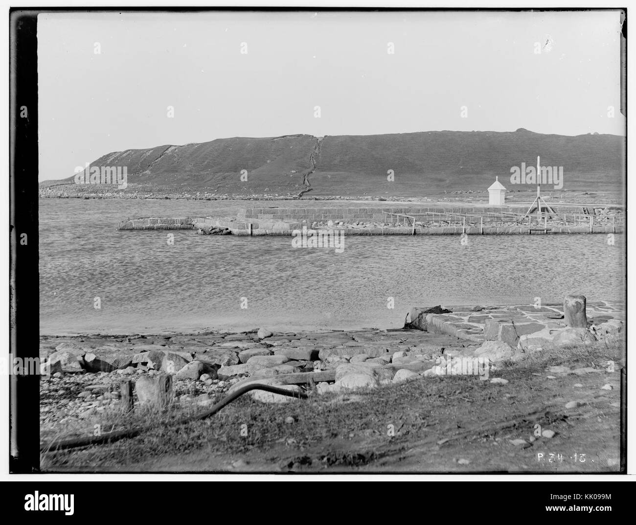 Particol havnen av, Obrestad, Stavanger amt fo30141511180024 Foto Stock