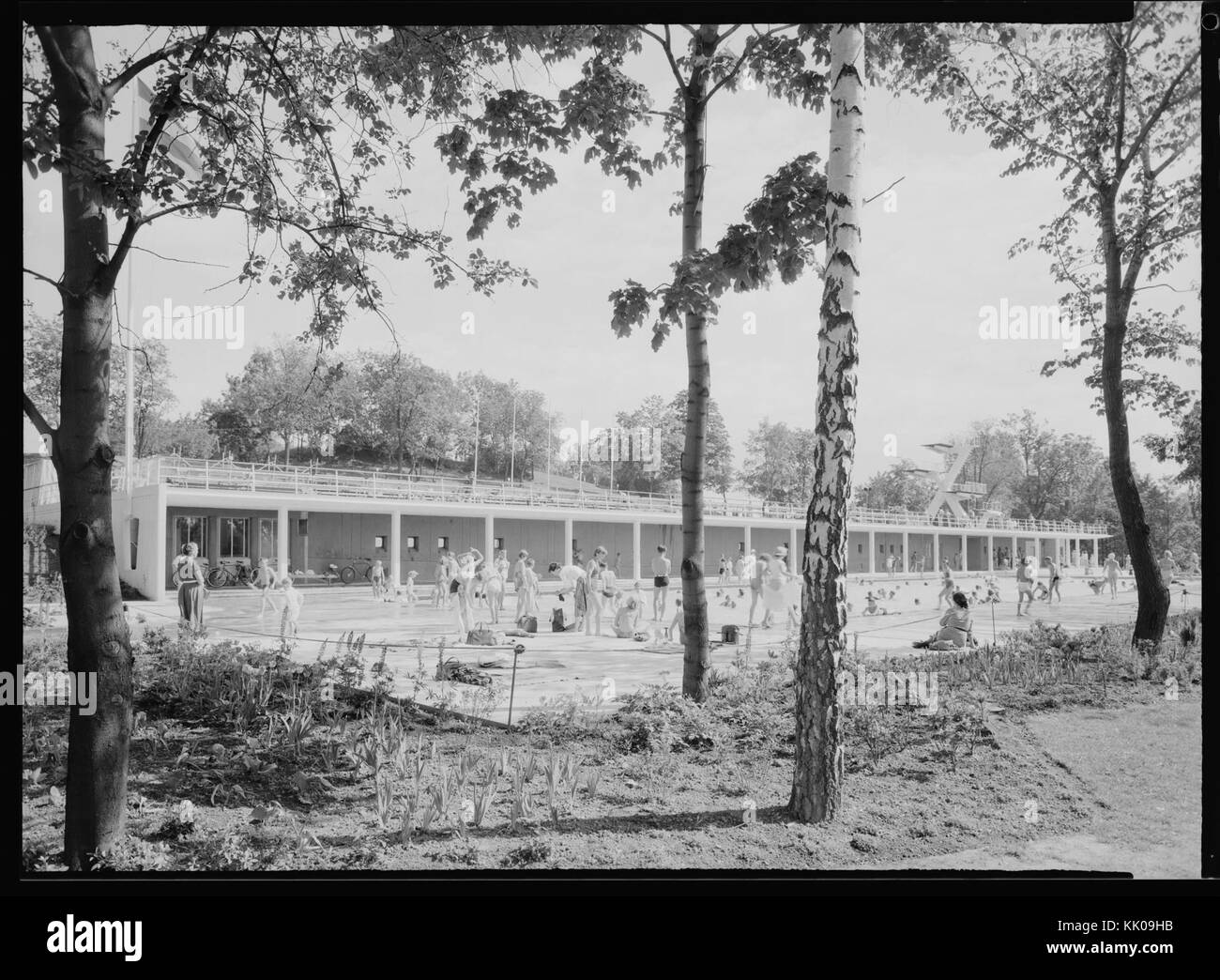 Oslo, Frognerbadet n. nb digifoto 20151117 00051 NB MIT 16113 AFR Foto Stock