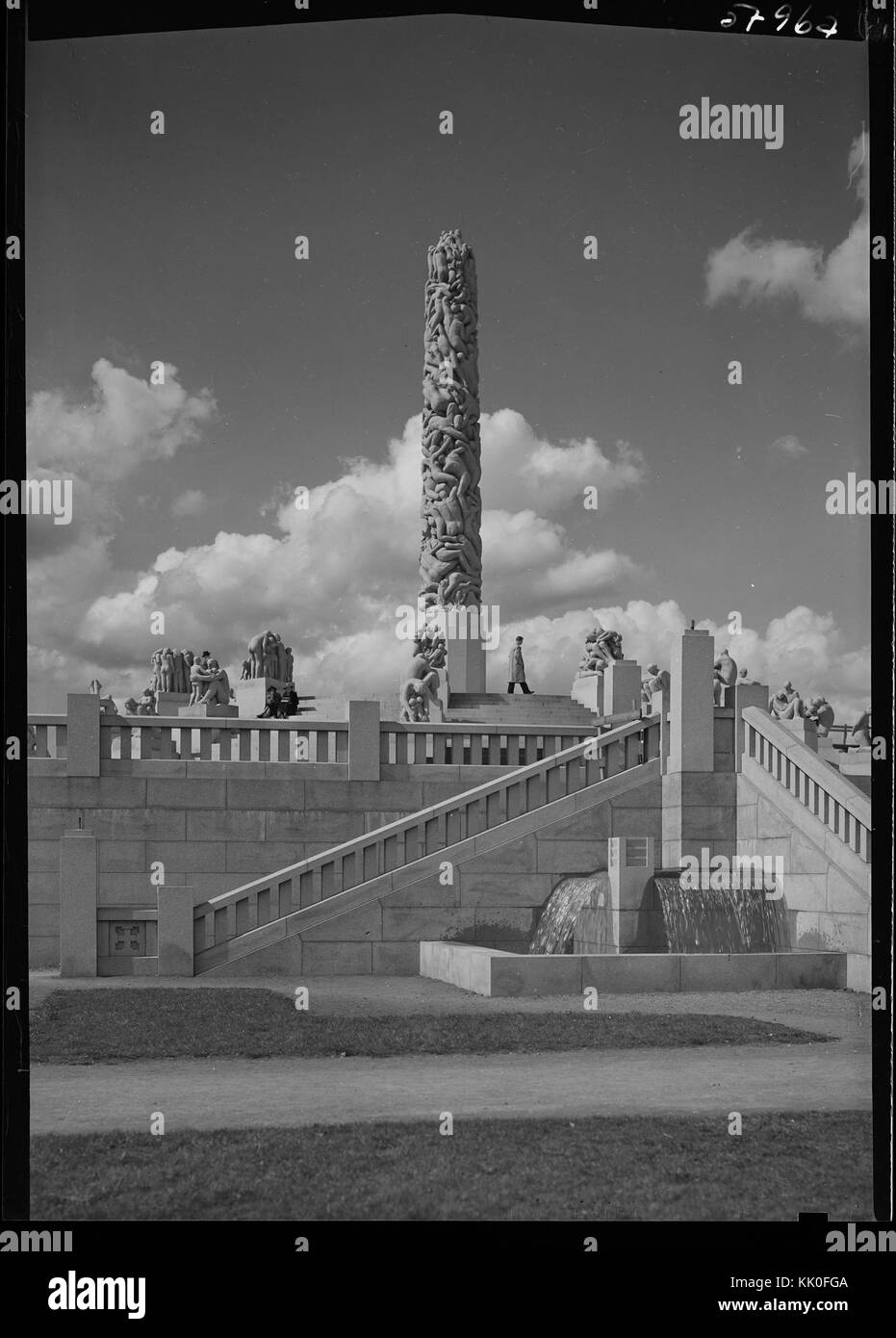 Frognerparken n. nb digifoto 20160210 00039 NB MIT FNR 05796A Foto Stock