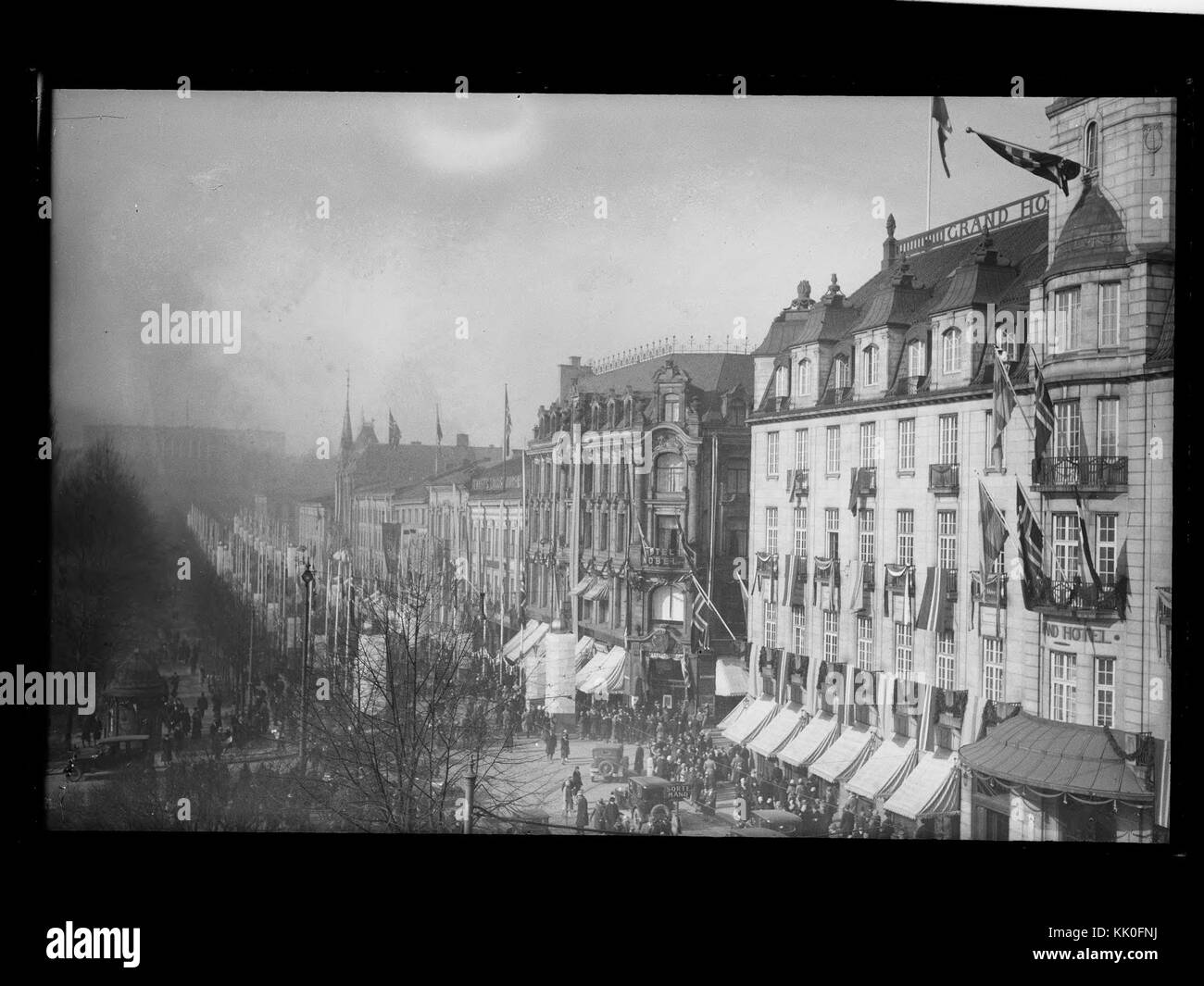 Questa immagine del 21 marzo 1929 cattura il matrimonio del principe ereditario Olav e della principessa Märtha di Norvegia, un evento chiave nella storia reale norvegese. Foto Stock