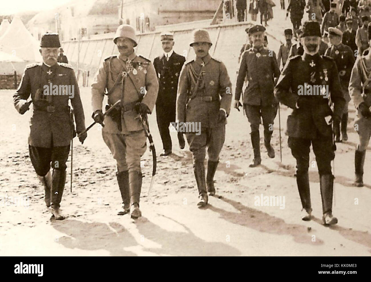 Questo titolo si riferisce al coinvolgimento del Kaiser Guglielmo II nella campagna di Gallipoli durante la prima guerra mondiale, dove l'influenza militare tedesca fu coinvolta negli sforzi dell'Impero ottomano nella campagna. Foto Stock