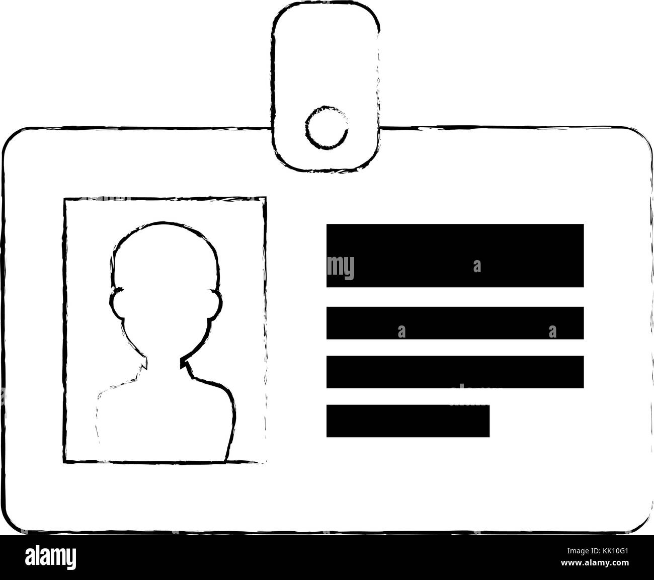Scheda di sicurezza icona isolato Illustrazione Vettoriale