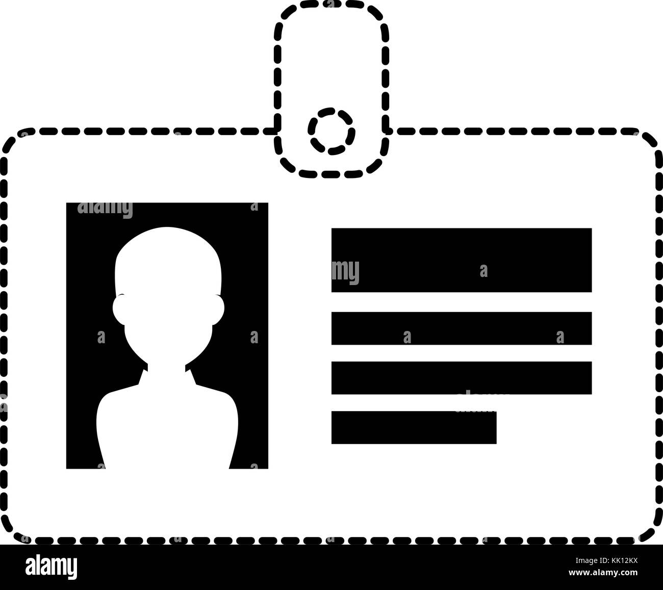 Scheda di sicurezza icona isolato Illustrazione Vettoriale