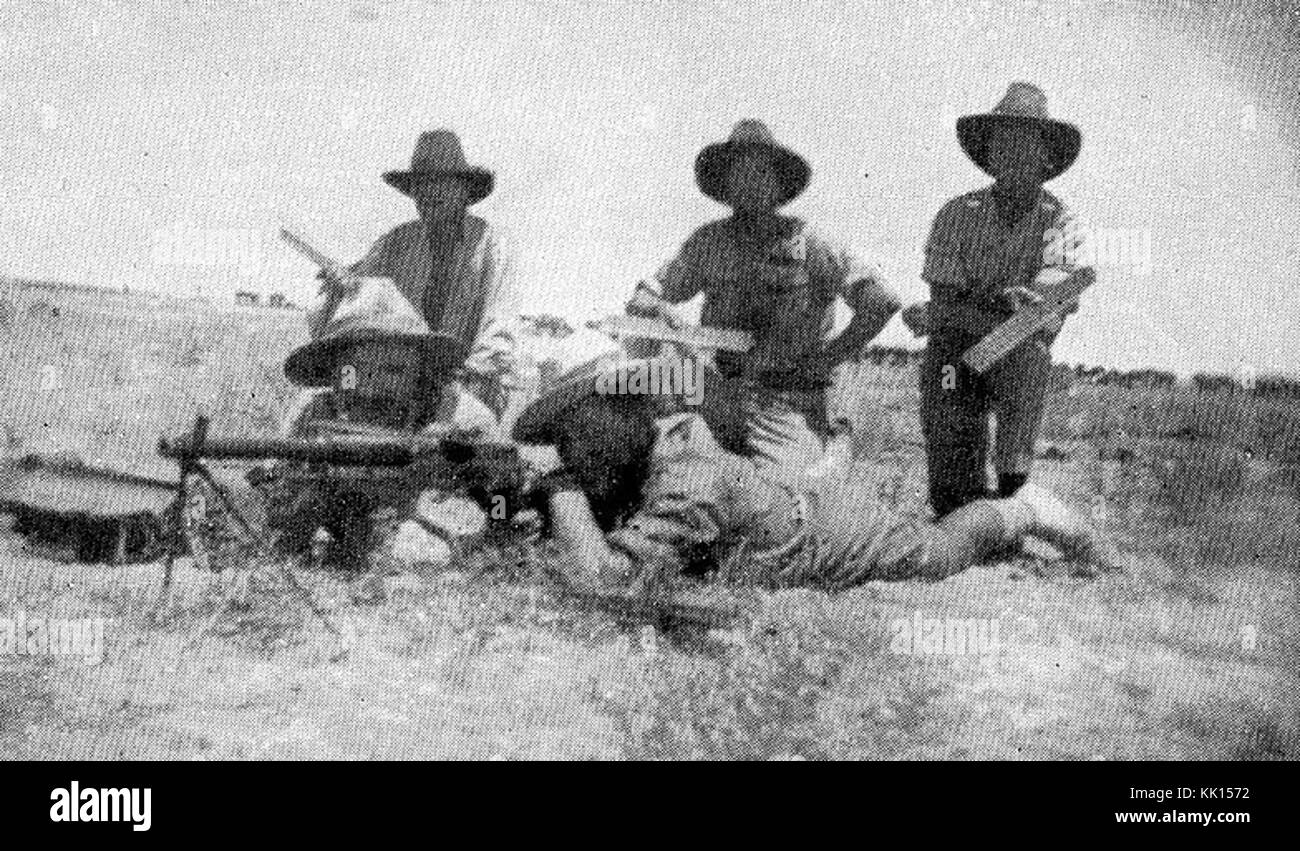 Hotchkiss team pistola Foto Stock