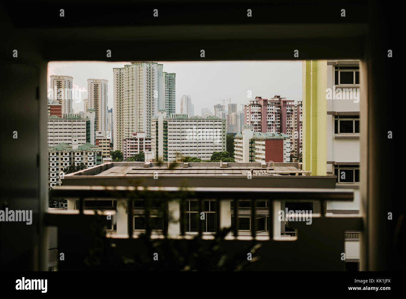 Pubblico Condominio Residenziale complesso edilizio in sigapore Foto Stock