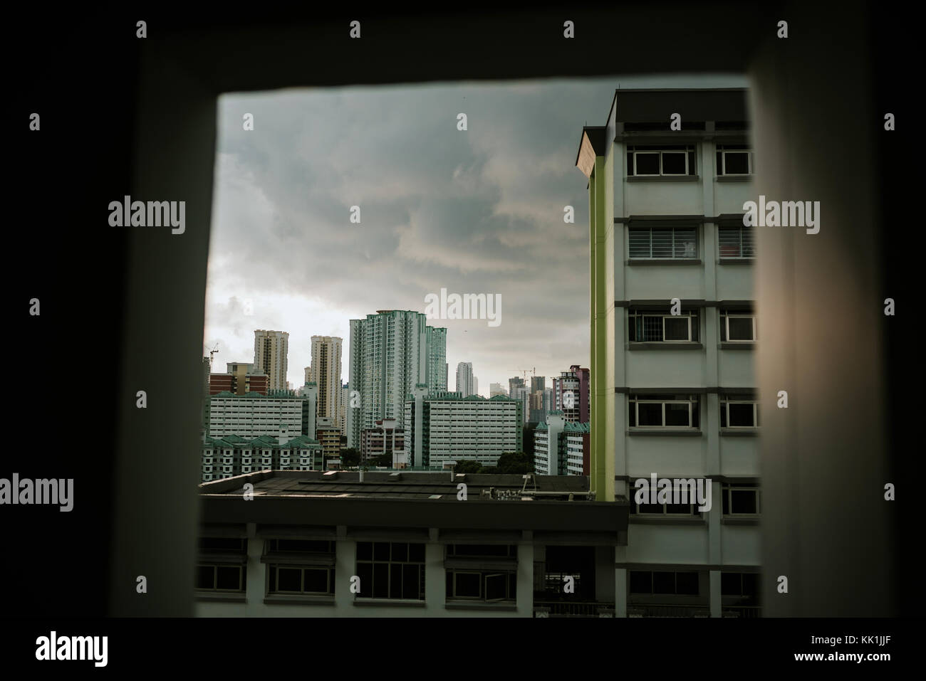 Pubblico Condominio Residenziale complesso edilizio in sigapore Foto Stock