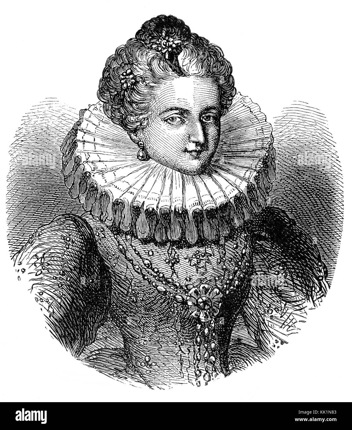 Leonora Dori Galigaï, 1571 - 1617, un cortigiano francese Foto Stock