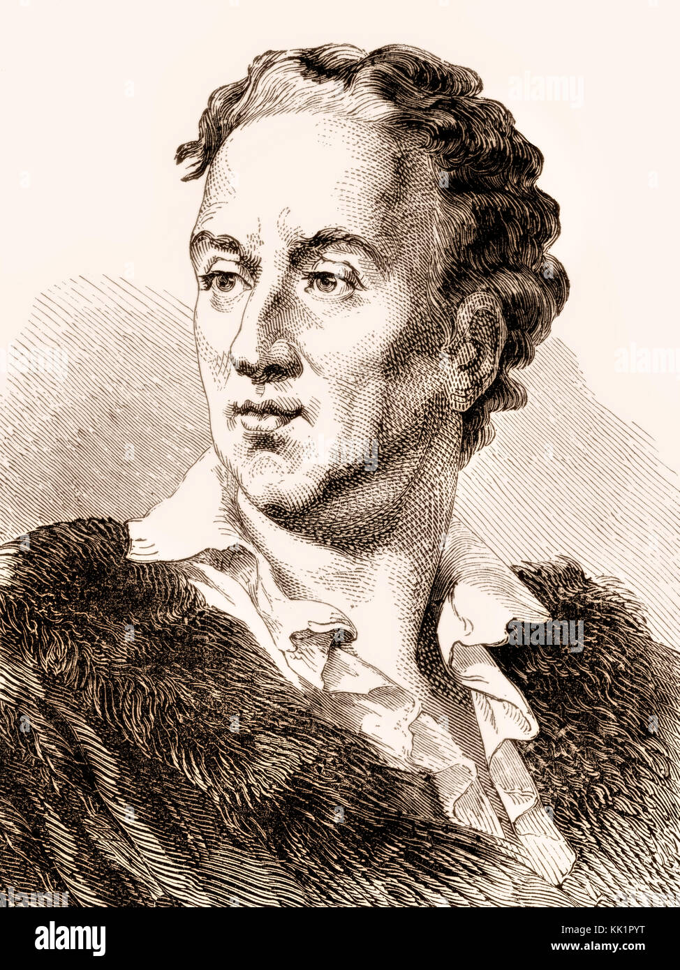 Denis Diderot, 1713 - 1784, uno scrittore francese, filosofo illuminista  Foto stock - Alamy