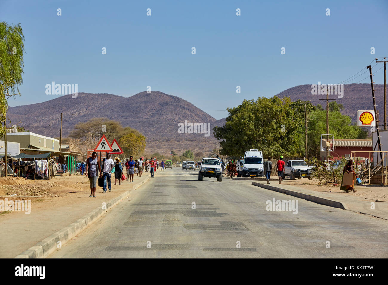 Opuwo, Kaokoveld, Namibia, Africa Foto Stock