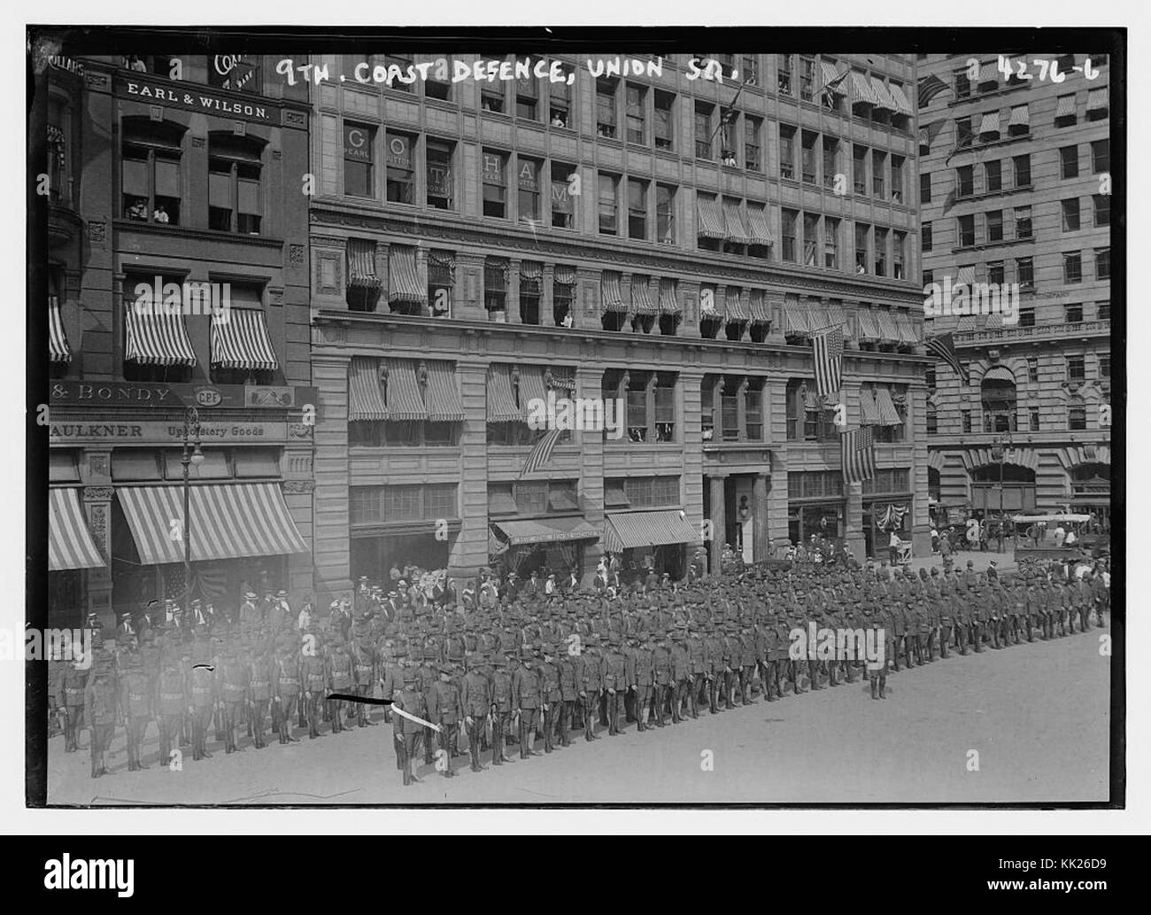 9 La difesa costiera, Union Sq. (LOC) (20571923638) Foto Stock
