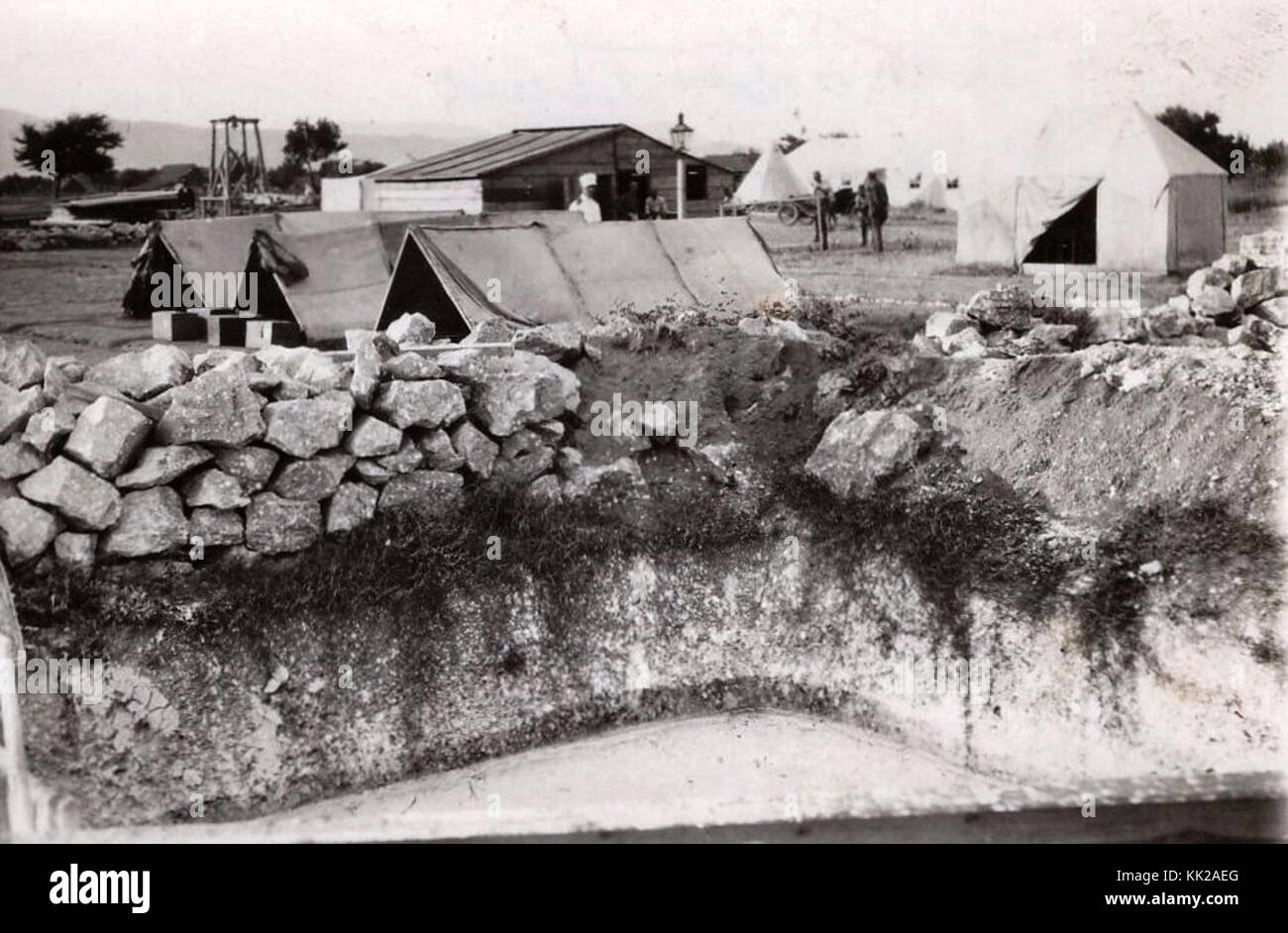 Josifovo, logor na srpska vojska, 1931 Foto Stock