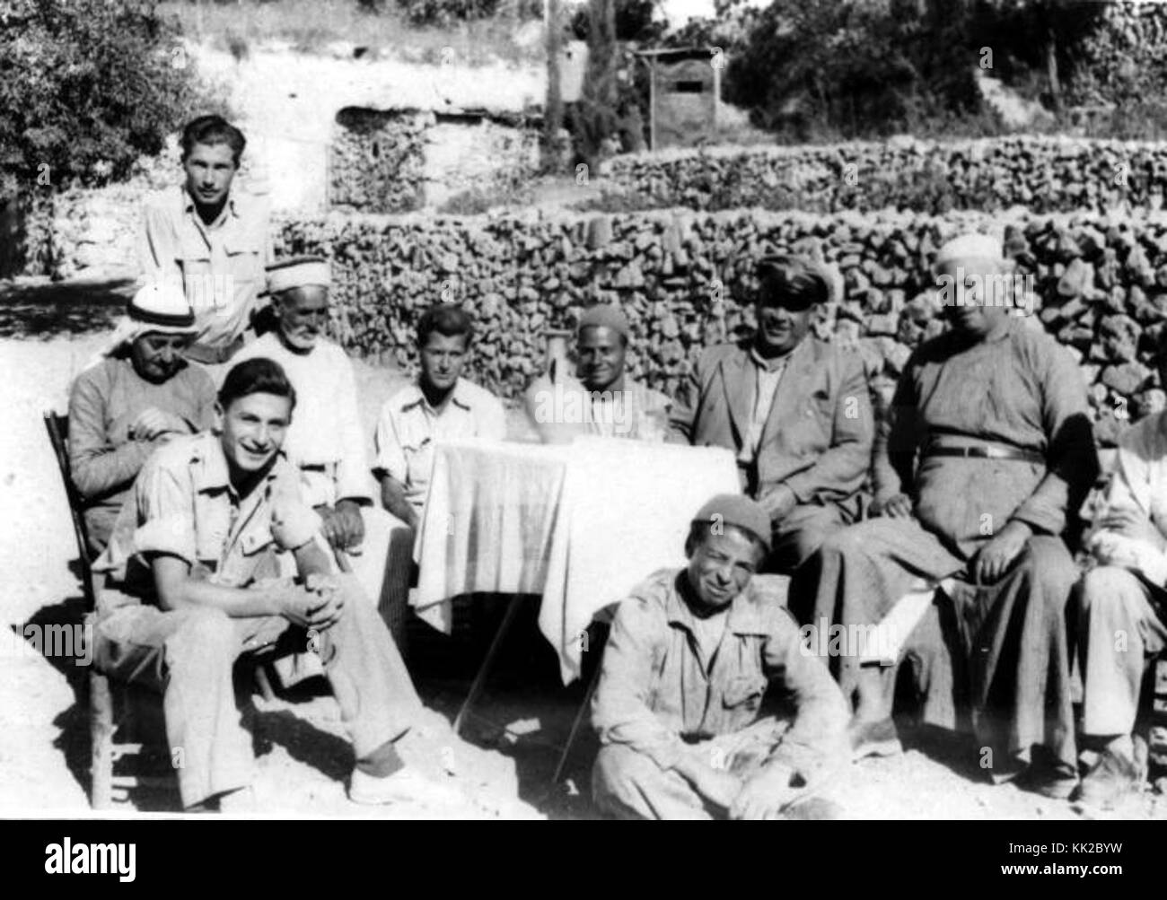 Amicizia Abu Ghosh 1948 Foto Stock