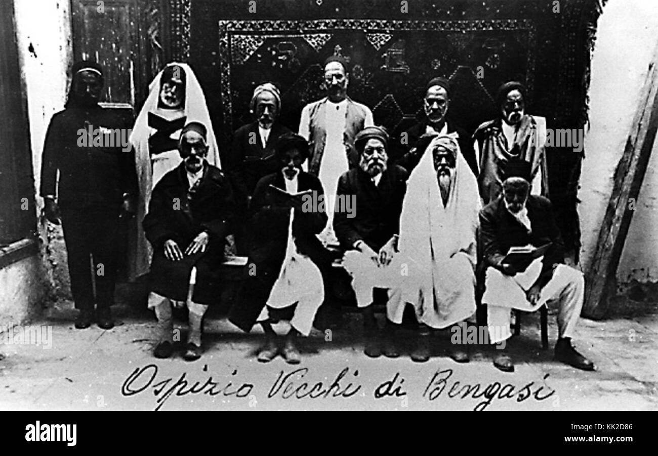 Jewish Casa per Anziani a Bengasi 1900 1920 Foto Stock