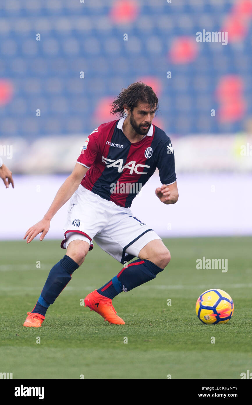 Bologna, Italia. 25 nov, 2017. andrea poli (bologna) calcio/calcetto : italiano 'serie A' match tra bologna fc 3-0 UC Sampdoria a Stadio Renato Dall'ara a bologna, Italia . credito: Maurizio borsari/aflo/alamy live news Foto Stock