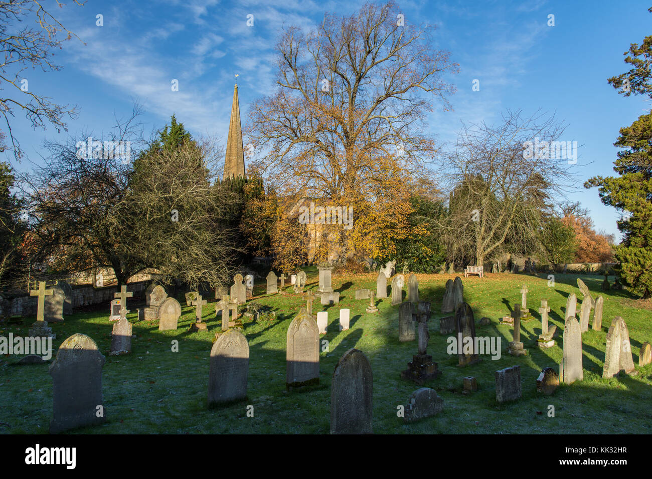 St. lawrences chiesa, mickleton Foto Stock