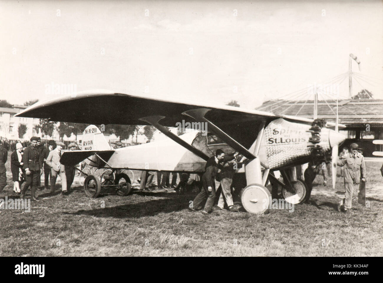 Lo spirito di San Luigi a Le Bourget (maggio xxi 1927) Foto Stock