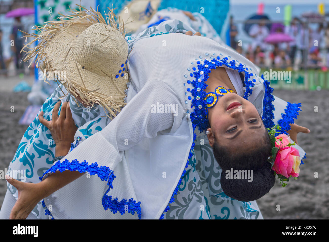 Street Dance partecipanti al Festival Pawikan 2017 ,Morong,Bataan,Filippine Foto Stock