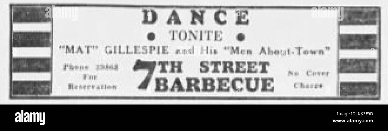 1940 7th Street Barbecue 10 Apr MC Allentown PA Foto Stock